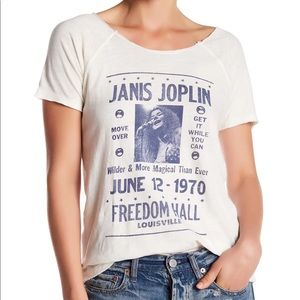 Lucky Brand Janis Joplin Band Tee